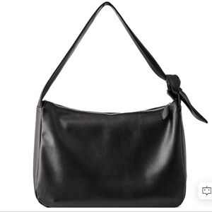 FRONTROW's Vegan Leather Knot Shoulder Bag